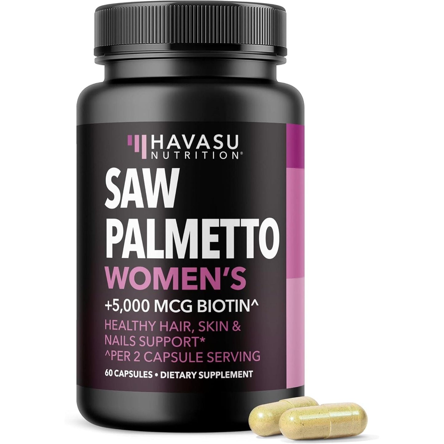 Natural Hair Skin Nail Vitamins for Women - 60 Capsules - Mycosmeticslondon