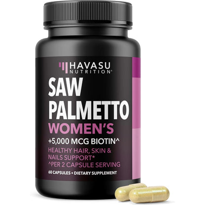Natural Hair Skin Nail Vitamins for Women - 60 Capsules - Mycosmeticslondon