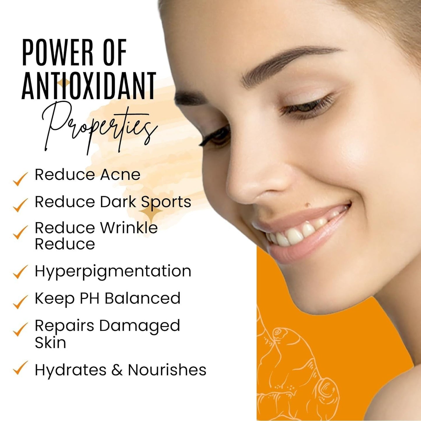 Natural Turmeric Face Cream with Vitamin C - 50ml
