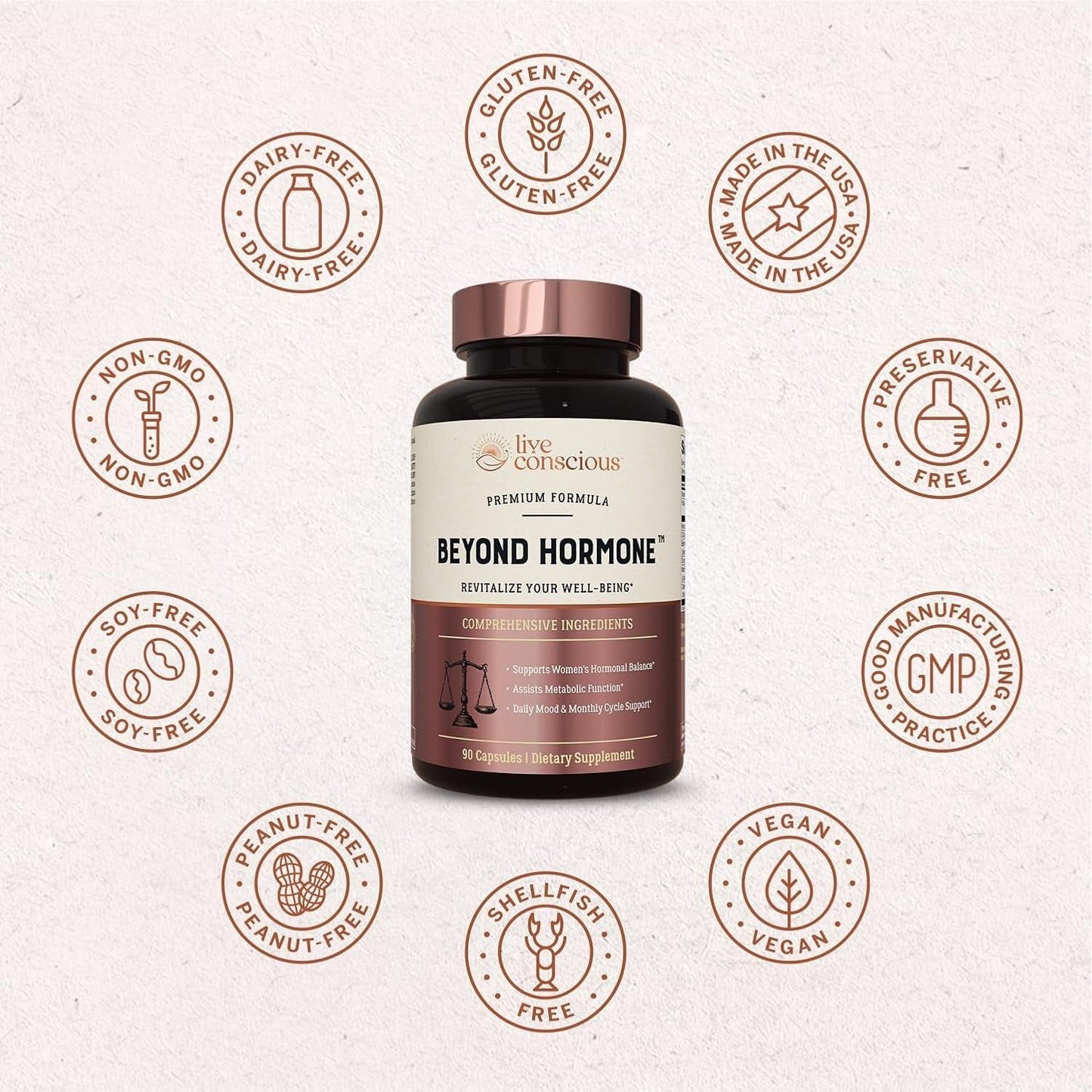 Women's Hormone Balance Supplements 90 Capsules