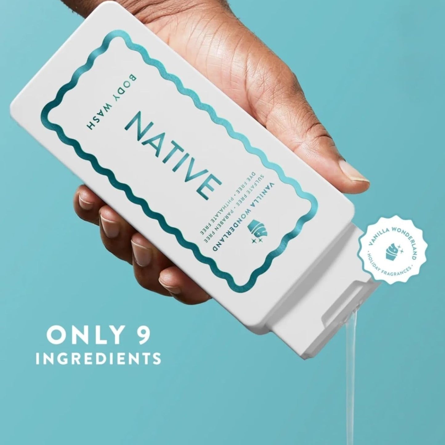Natural Vanilla Moisturizing Body Wash 2 Pack