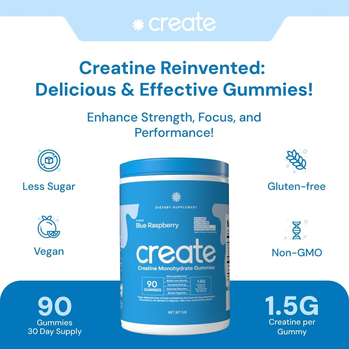 Vegan Creatine Gummies for Strength and Recovery