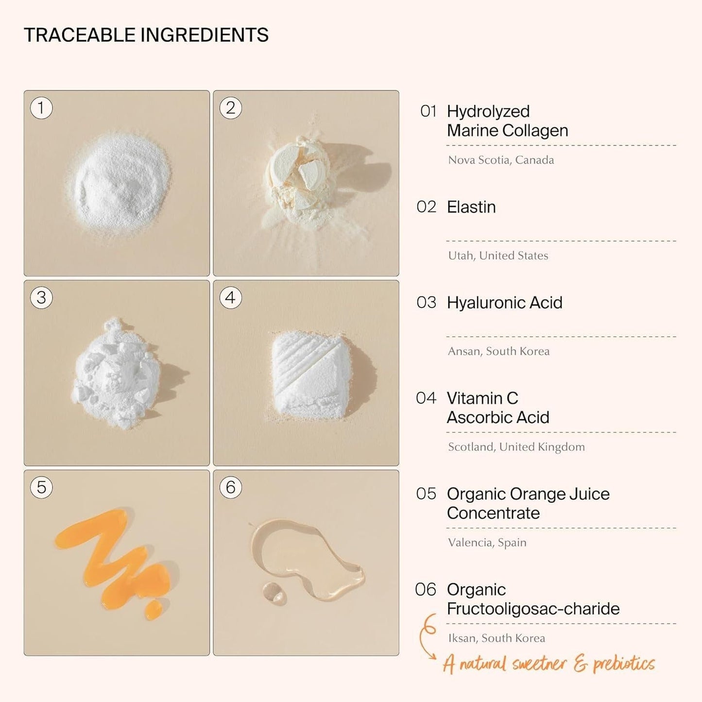 Natural Collagen Orange Sticks for Glowing Skin