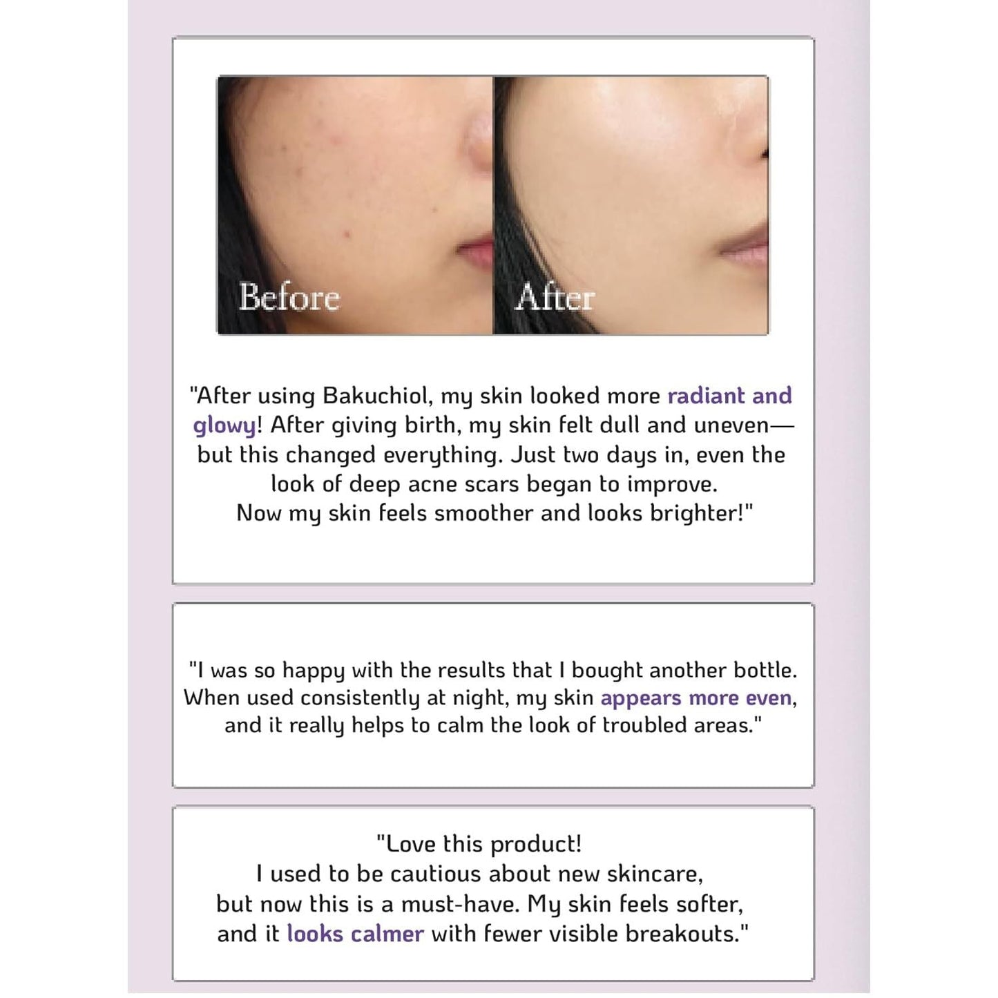 Natural Korean Bakuchiol Serum 30ml - Glow & Anti Aging