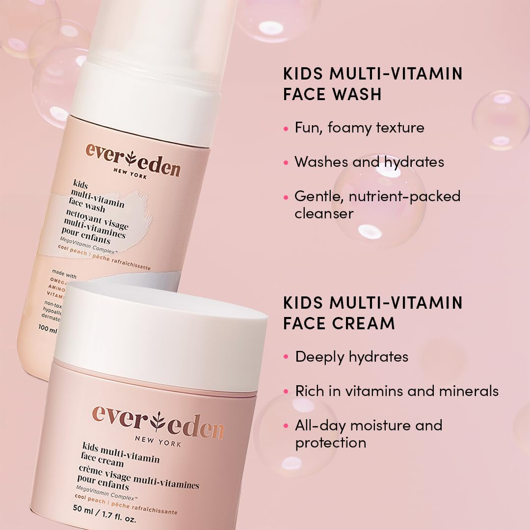 Natural Kids Skincare Set - Gentle Face & Lip Care