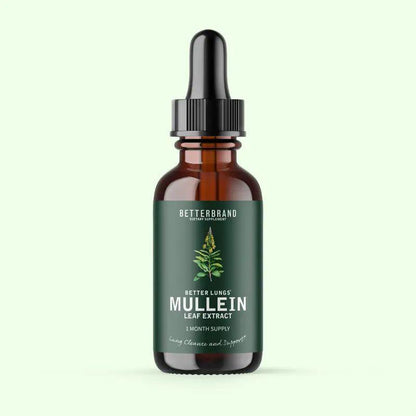 Natural Lung Cleanse Drops with Mullein & Chlorophyll - Mycosmeticslondon