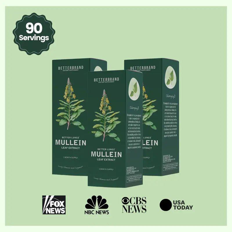 Natural Lung Cleanse Drops with Mullein & Chlorophyll