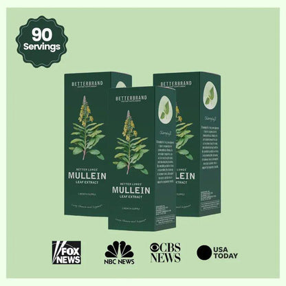 Natural Lung Cleanse Drops with Mullein & Chlorophyll