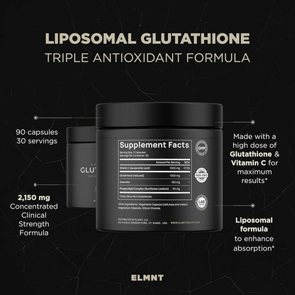 Powerful Liposomal Glutathione Supplement 90 Capsules