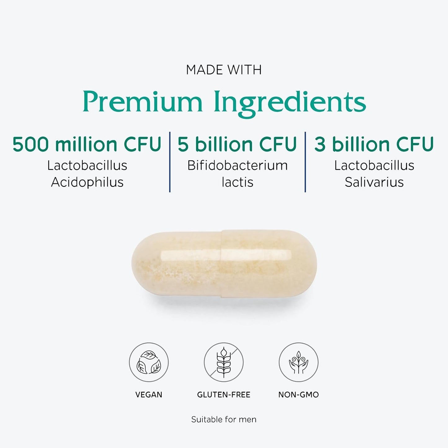 Premium Probiotic Capsules for Gut Health Support