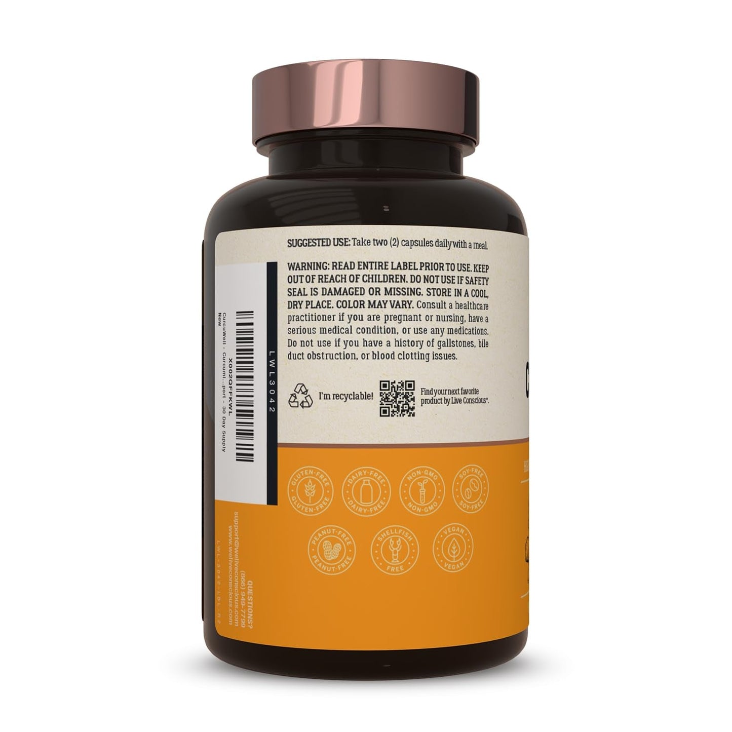 Natural Turmeric Joint Support Capsules