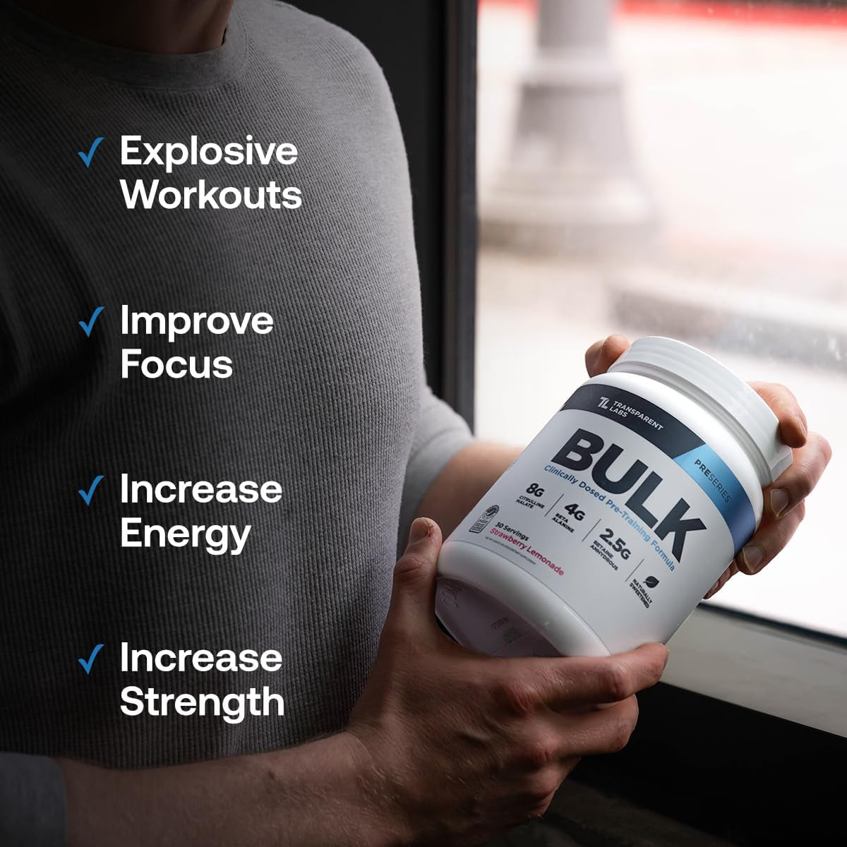 Powerful Pre Workout Supplement for Muscle Gain