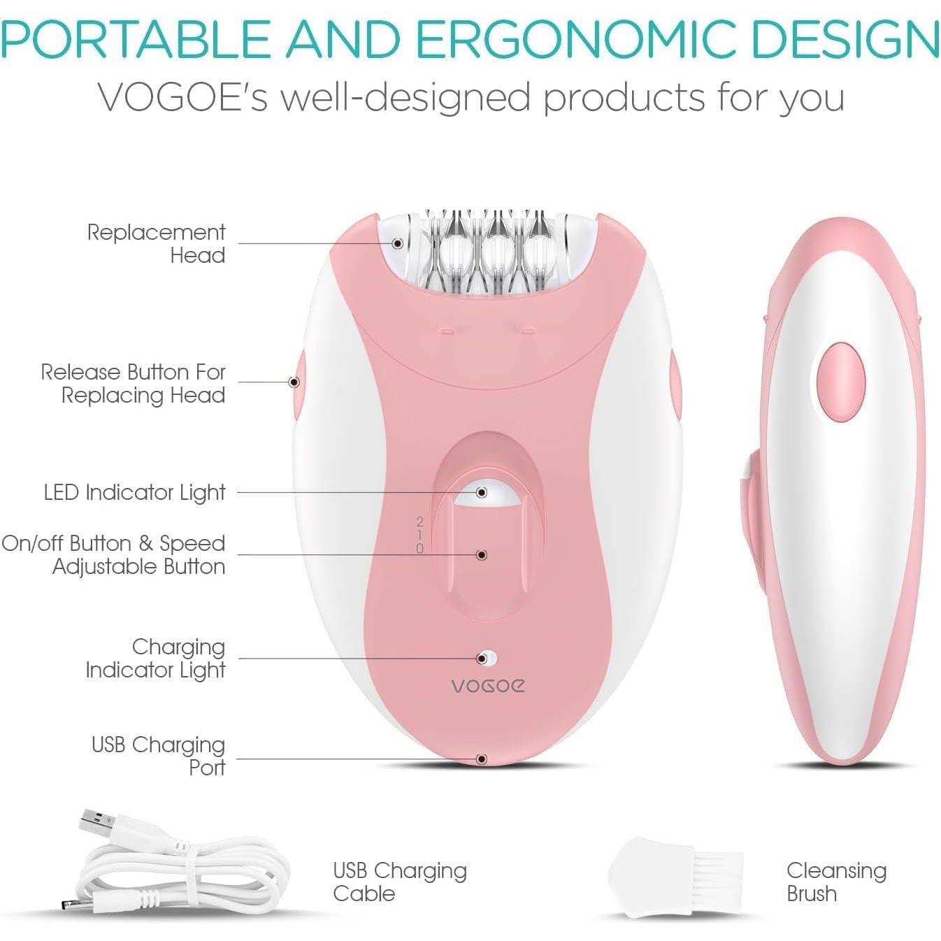 Portable 4-In-1 Hair Remover for Women