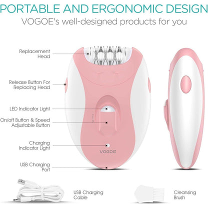 Portable 4-In-1 Hair Remover for Women