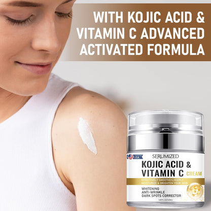 Natural Brightening Moisturizer Cream with Kojic Acid