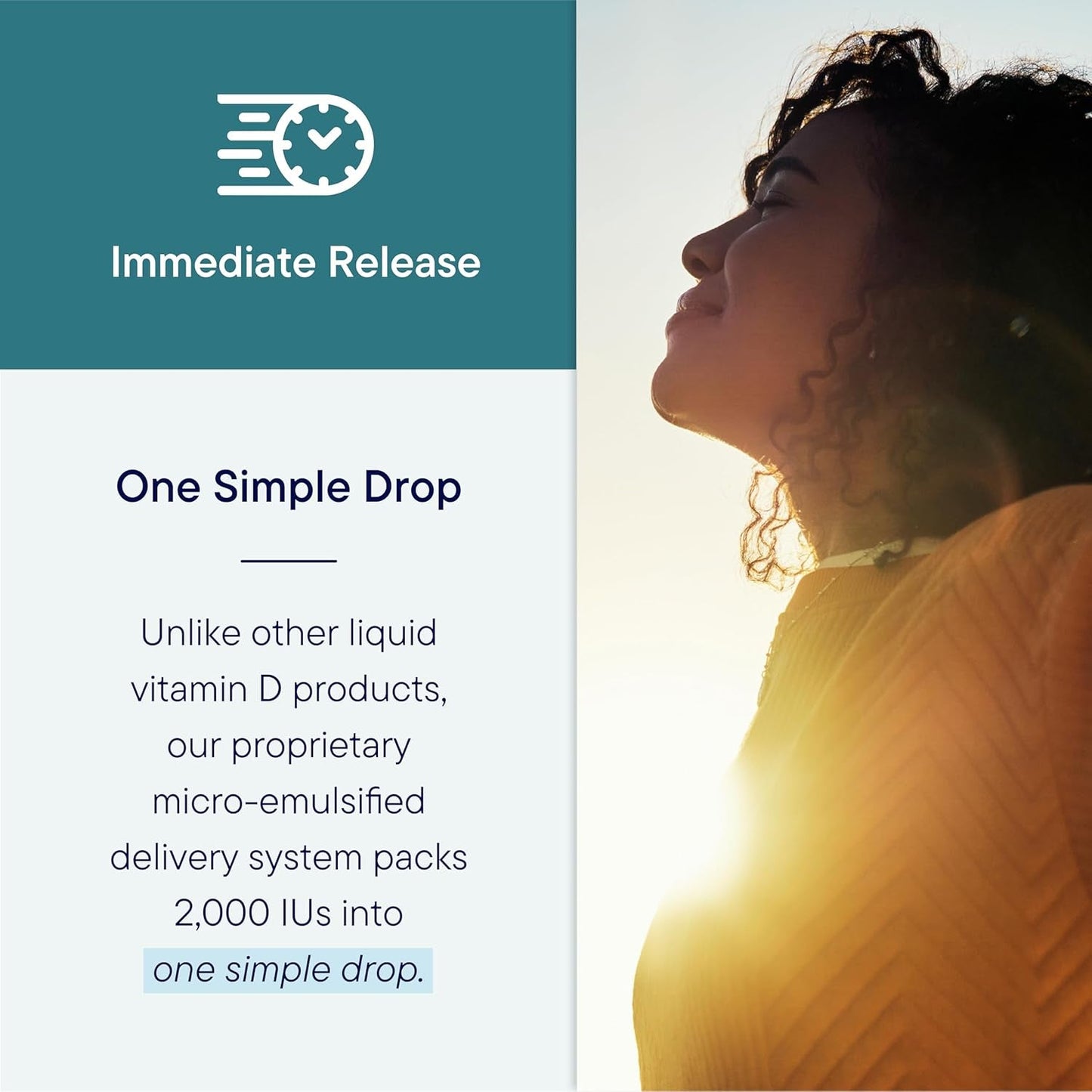 Strong Vitamin D Liquid Supplement for Bones & Immune