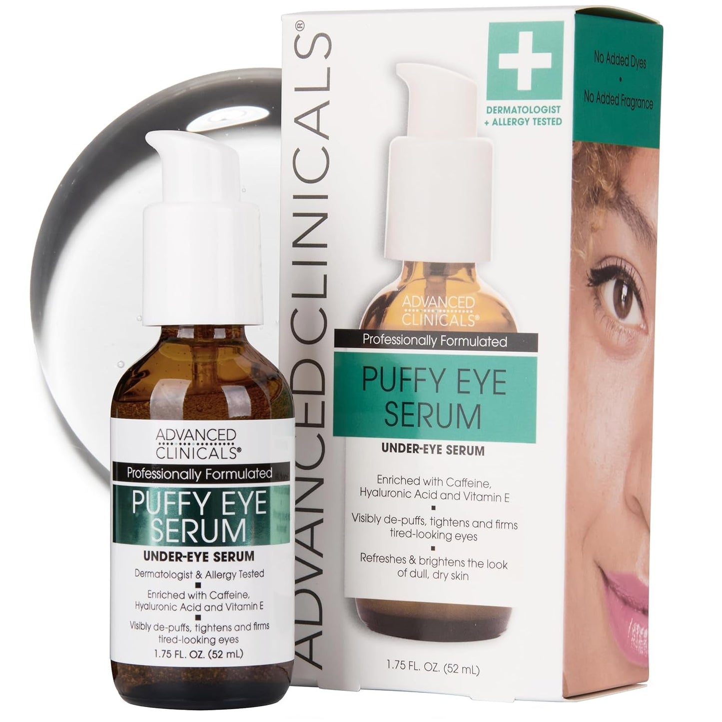 Anti Aging Eye Serum - Reduces Puffiness, Firms Skin - Mycosmeticslondon