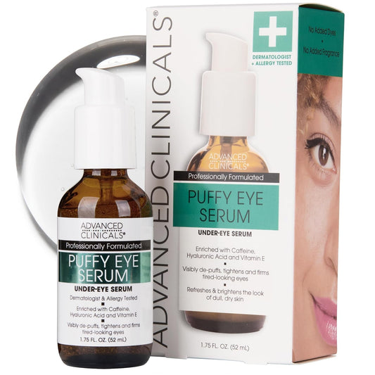 Anti Aging Eye Serum - Reduces Puffiness, Firms Skin - Mycosmeticslondon