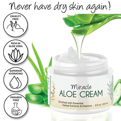 Natural Aloe Vera Body Moisturizer Cream 237ml