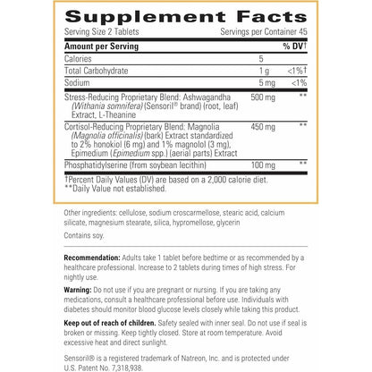 Natural Sleep Aid Stress Relief Tablets
