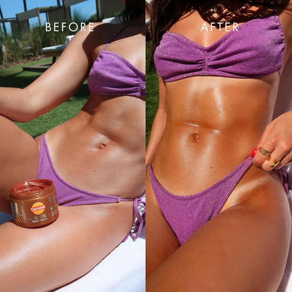 Luxurious Sun Kissed Tanning Gel with Glitter