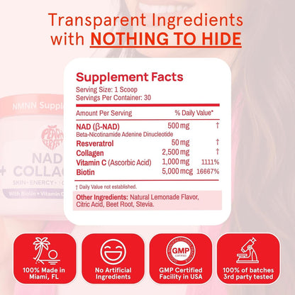 Natural Anti Aging Collagen Energy Supplement Powder