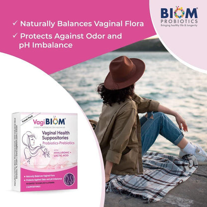 Natural Vaginal Health Probiotic Suppository Pack