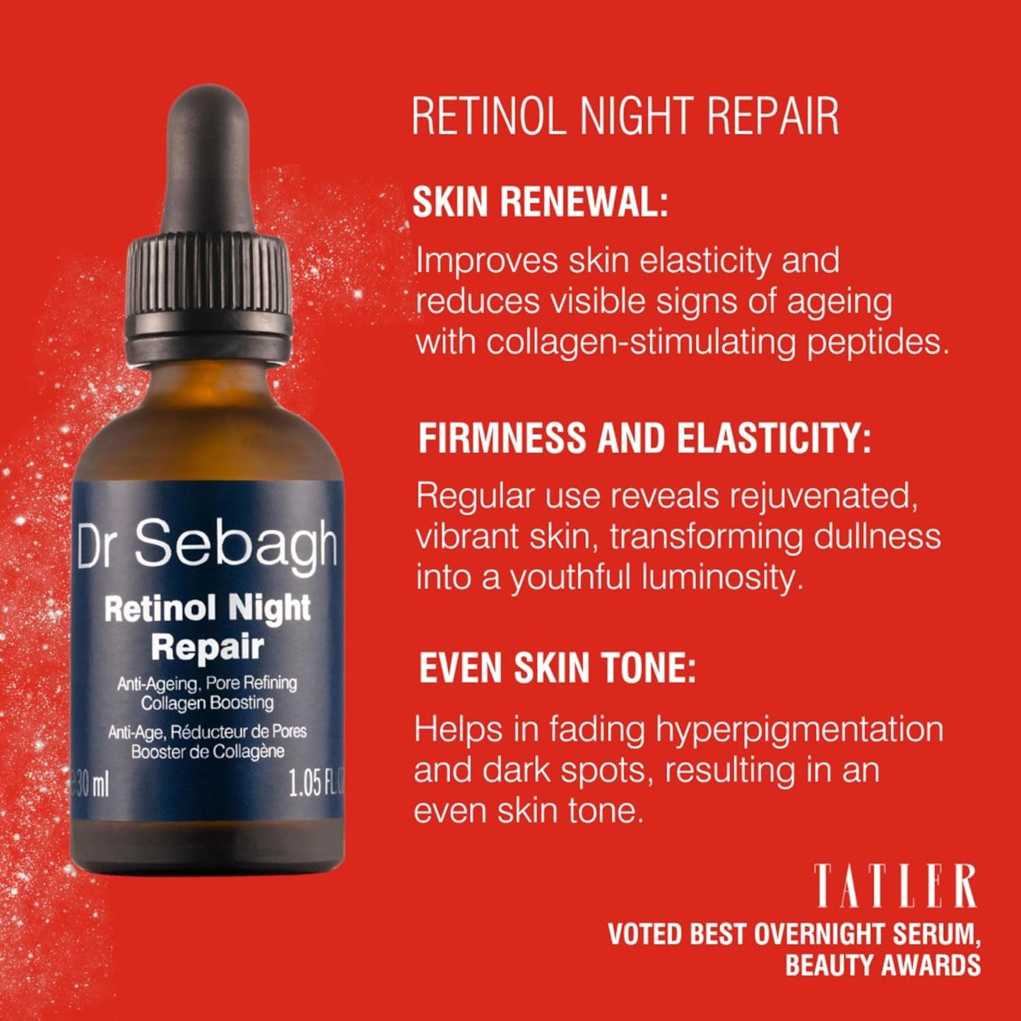 Intensive Night Serum for Glowing Skin & Anti Aging