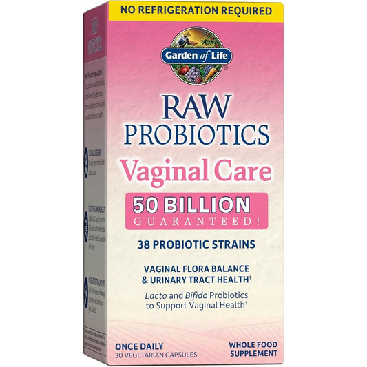 Natural Probiotics for Women - 30 Capsules, 50 Billion CFU - Mycosmeticslondon