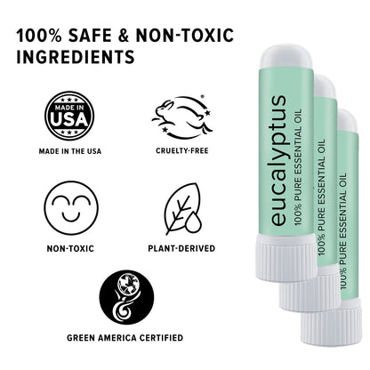 Natural Eucalyptus Essential Oil Vapor Sticks