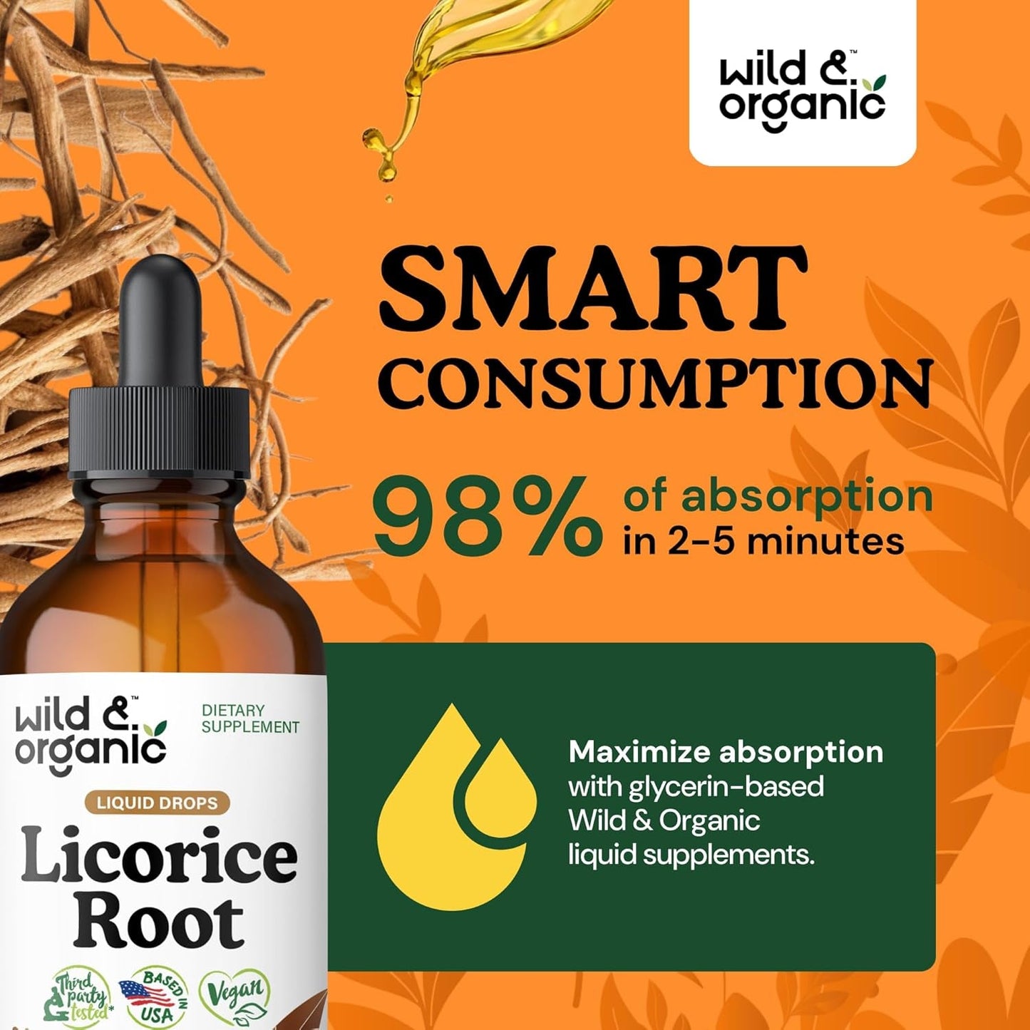 Natural Licorice Root Extract Drops