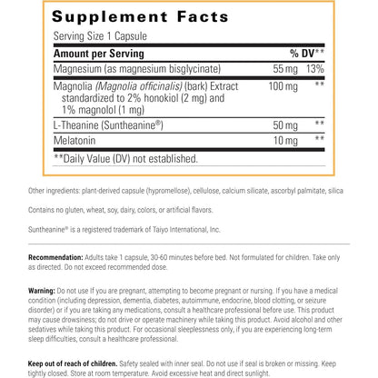 Natural Sleep Aid 60 Capsules - Better Rest