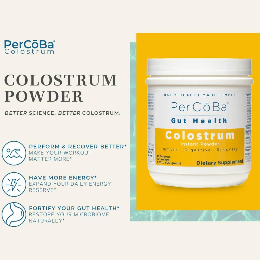 Natural Immune Boost Colostrum Powder Supplement