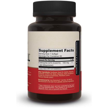 Premium CoQ10 Softgels for Heart and Energy Boost
