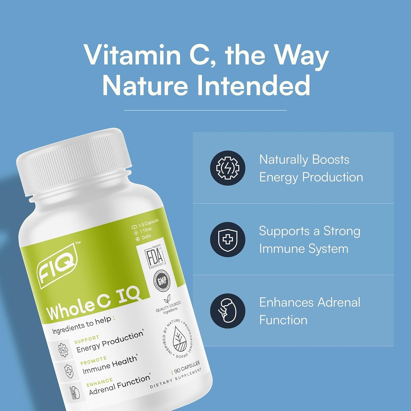 Natural Vitamin C Supplement for Immune Boost