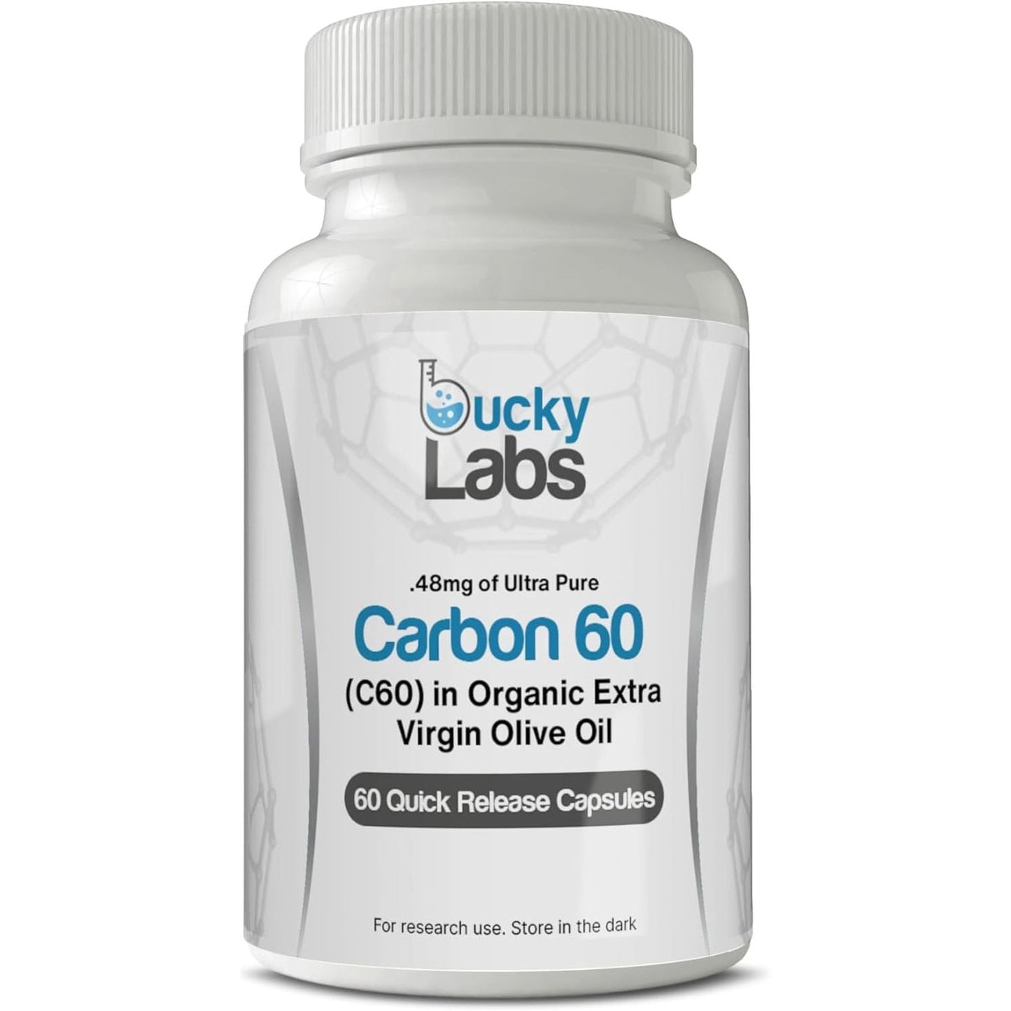 Premium Carbon 60 Olive Oil Softgels - Antioxidant Booster - Mycosmeticslondon