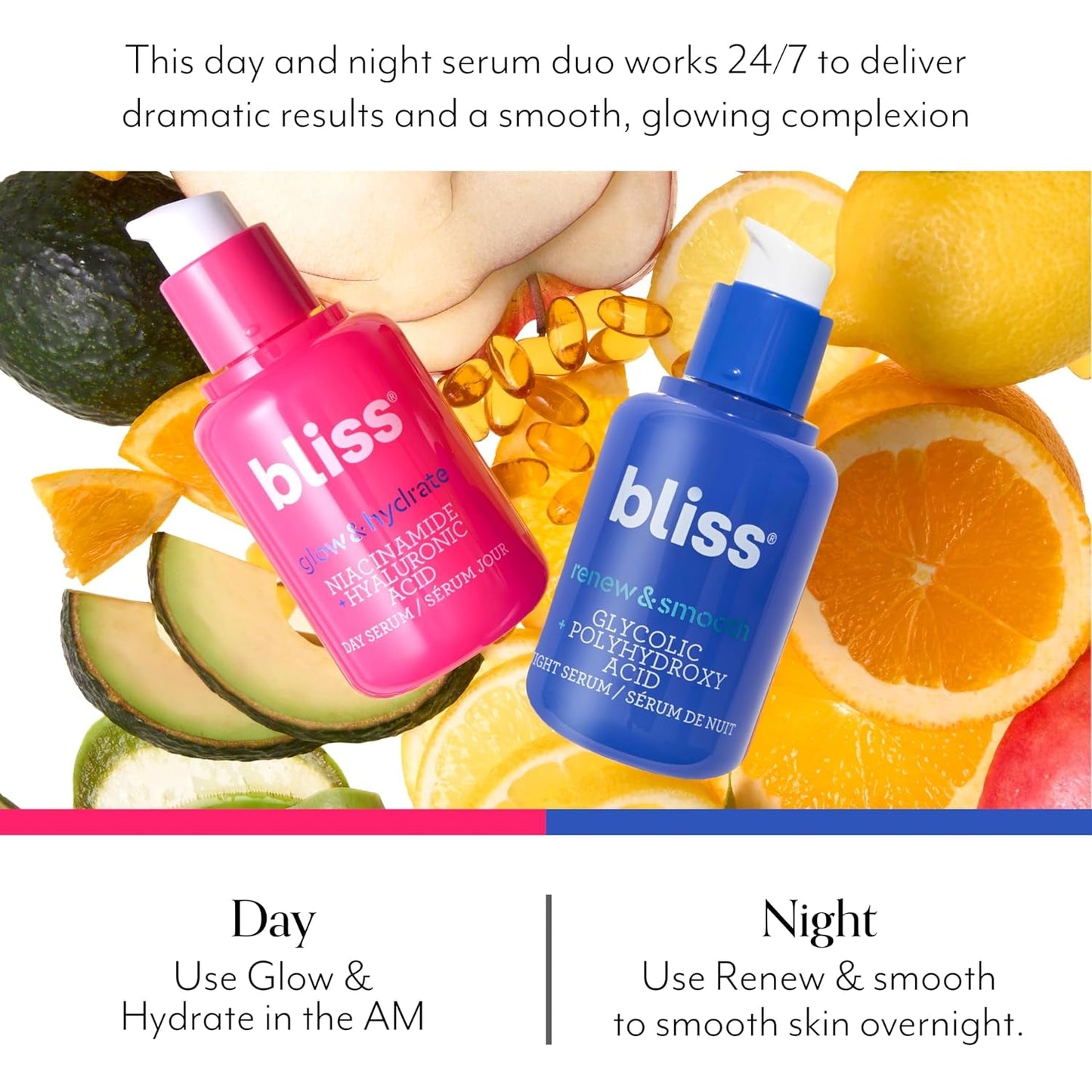 Glowing Skin Night Serum 30ml - Glycolic Acid Face Renewal