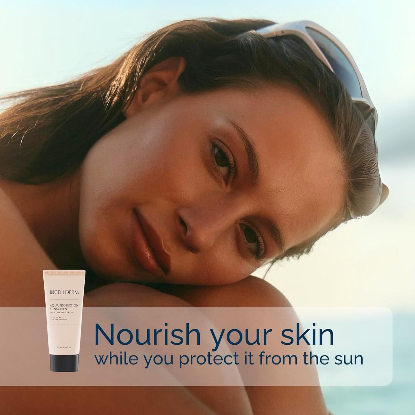 Waterproof Sunscreen Lotion SPF 50+ 50ml - Oil Free Moisturizing
