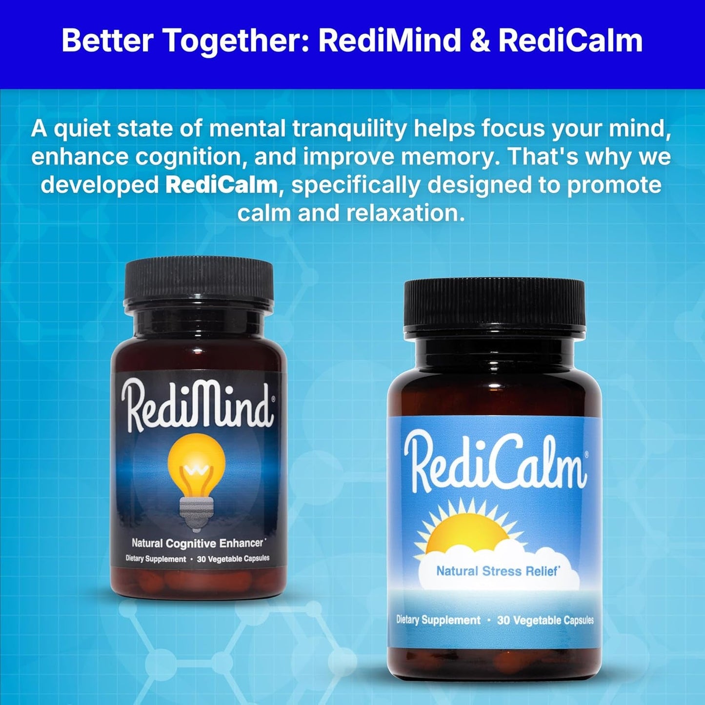 Brain Boost Supplement 30 Capsules - Improved Focus & Clarity