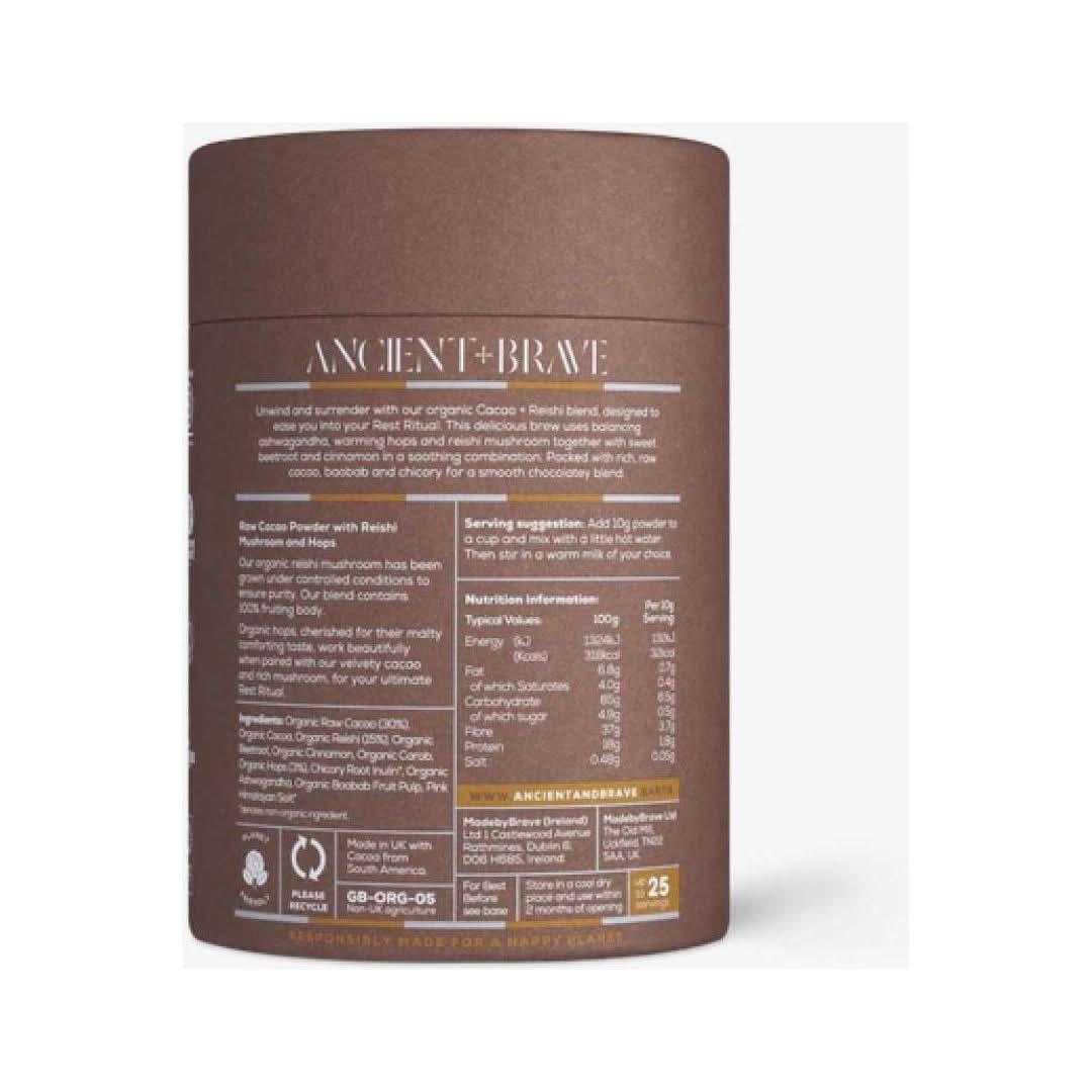 Natural Cacao Reishi Hot Chocolate for Relaxation