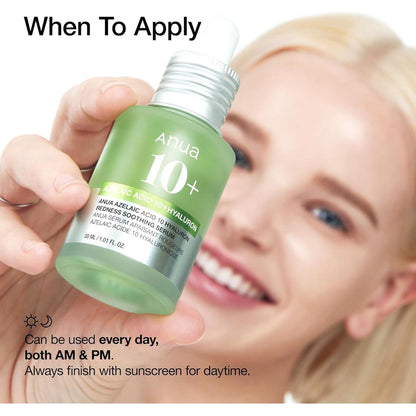 Gentle Azelaic Acid Calming Face Serum For Sensitive Skin