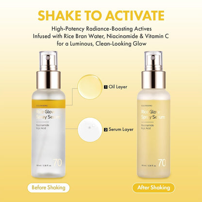 Natural Glow Face Serum Spray 100ml Hydrating Skin Mist