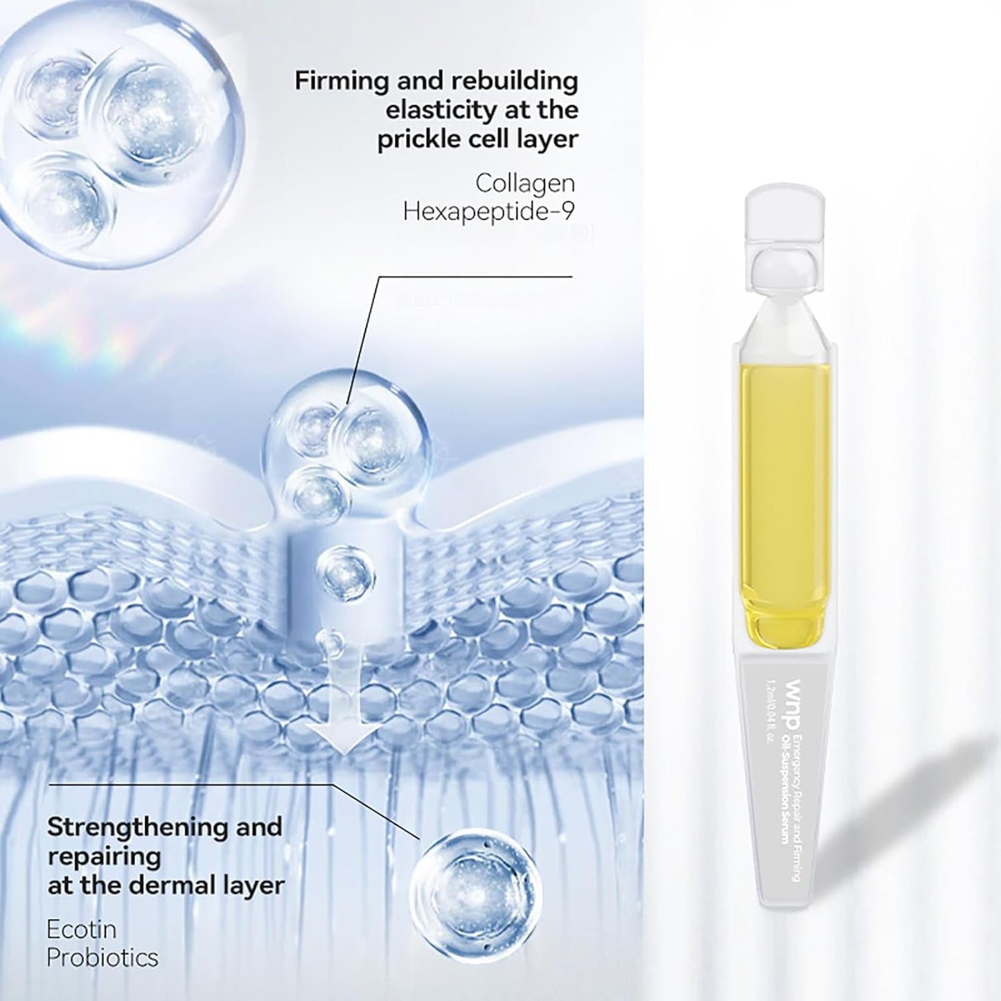 Intensive Anti Aging Face Serum with Collagen and Hyaluronic Acid