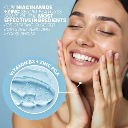 Glowing Skin Serum 12% Niacinamide + 2% Zinc