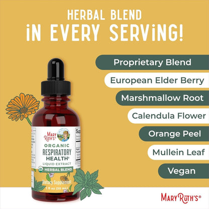 Natural Herbal Breathing Aid Liquid Supplement
