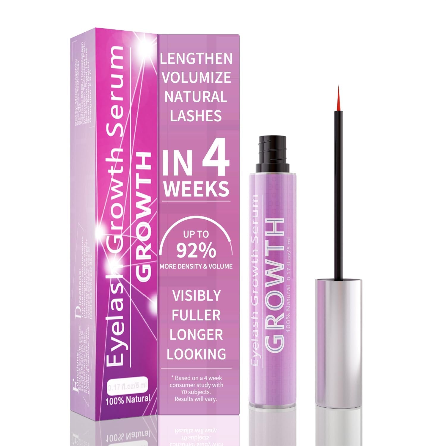Natural Eyelash Growth Serum for Thicker Lashes - Mycosmeticslondon