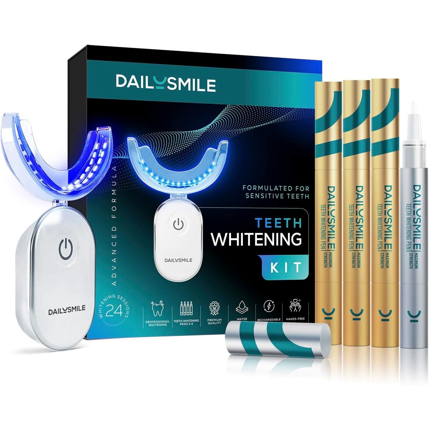 Fast Teeth Whitening Kit with LED Light - Mycosmeticslondon