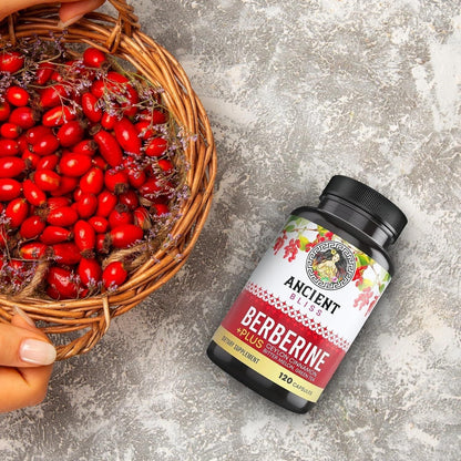 Natural Berberine HCL 1200mg with Cinnamon - 120 Capsules