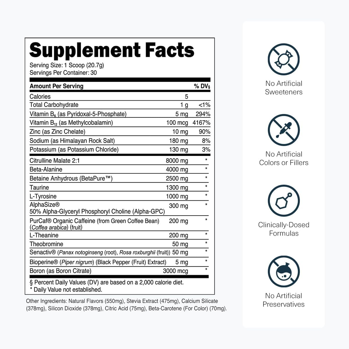 Powerful Pre Workout Supplement for Muscle Gain