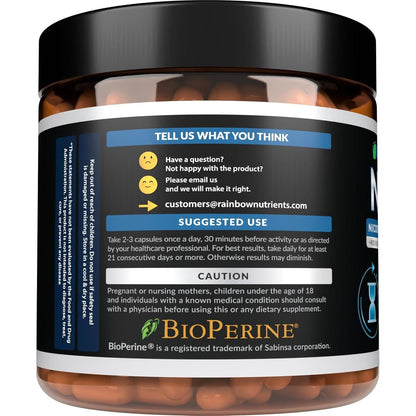 Premium NAD+ Supplement - 90 Capsules | Anti Aging Energy Booster